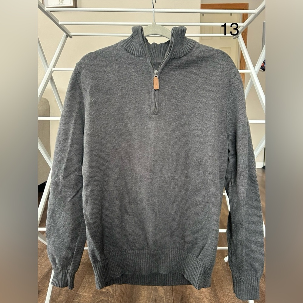 Men’s St. John’s Bag quarter zip sweater